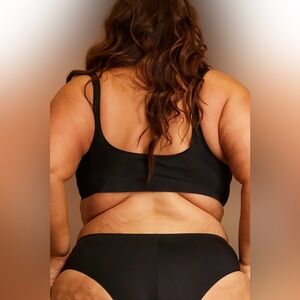 ONEWITH SWIM westerly tie-front bikini top Abyss